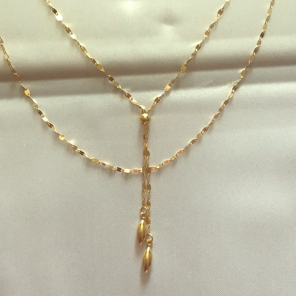 10k yellow gold necklace